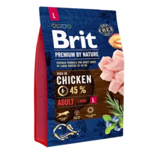 Comanda online Hrana uscata pentru caini Brit Premium by Nature Adult L 3 kg
