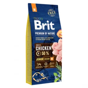 Comanda online Hrana uscata pentru caini Brit Premium by Nature Junior M 15 kg