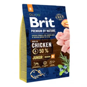 Comanda online Hrana uscata pentru caini Brit Premium by Nature Junior M 3 kg