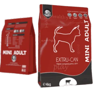Comanda online Hrana uscata pentru caini EXTRU-CAN MINI cu VITA sac 4kg