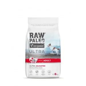 Comanda online Hrana uscata pentru caini Raw Paleo Ultra Beef Mini Adult  8kg