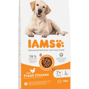 Comanda online IAMS For Vitality Senior hrana uscata pentru caini seniori de talie mare