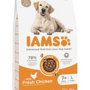 Comanda online IAMS For Vitality Senior hrana uscata pentru caini seniori de talie mare