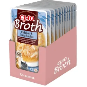 Comanda online INABA CIAO Broth Supa pui si ton pentru pisici 12x40g