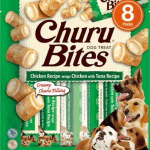 Comanda online INABA Churu Bite Chicken 8x12g pui și ton wrap pentru câini
