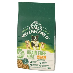 Comanda online JAMES WELLBELOVED Adult 10 kg hrana uscata fara cereale pentru caini adulti 1-7 ani bogata in curcan si legume