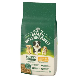 Comanda online JAMES WELLBELOVED Junior 2 kg hrana pentru catei