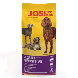 Comanda online JOSERA JosiDog Adult Sensitive hrana uscata caini adulti 15 kg potrivit pentru sistem digestiv sensibil