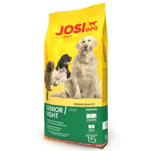 Comanda online JOSERA JosiDog Senior Light 15 kg hrana caini batrani si mai putin activi