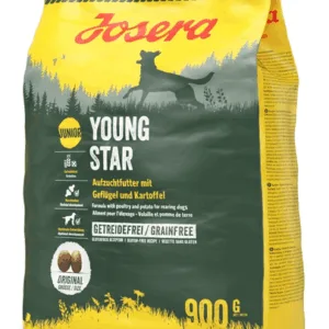 Comanda online JOSERA Junior YoungStar Grainfree hrana uscata fara cereale pentru caini juniori 900 g