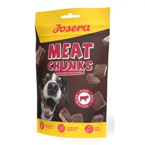 Comanda online JOSERA Meat Chunks Beef snack pentru caini din vita uscata 70g