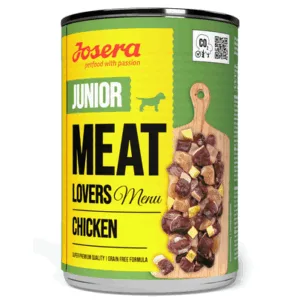 Comanda online JOSERA Meat Lovers Junior Menu hrana cu pui pentru catelusi 400g