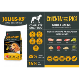 Comanda online JULIUS-K9 Hypoallergenic Adult Menu
