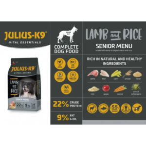 Comanda online JULIUS-K9 Hypoallergenic Senior Menu