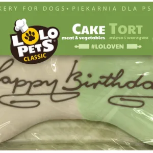 Comanda online LOLO PETS CLASSIC Tort pentru câini Happy Birthday 250g