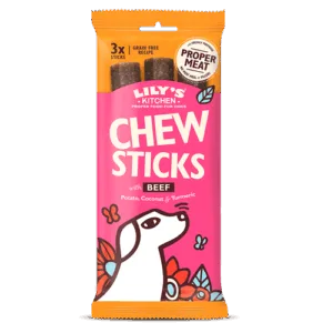 Comanda online Lily's Kitchen Chew Sticks With Beef For Dogs 3x120 g