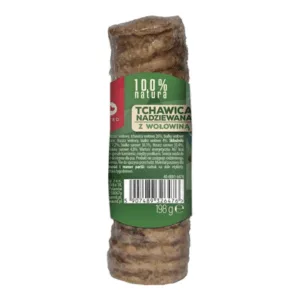Comanda online MACED 100% Natura Trahee umpluta cu vita pentru caini 120 g