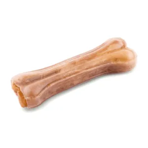 Comanda online MACED Os pentru caini din piele presata 11 cm