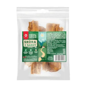 Comanda online MACED Recompensa caini din piele de caprioara 6-14 cm 50 g