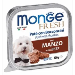 Comanda online MONGE Fresh Pate pentru caini