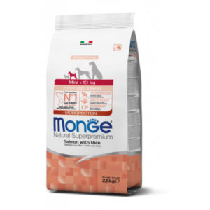 Comanda online MONGE Natural Superpremium Monoprotein Puppy&Junior Mini