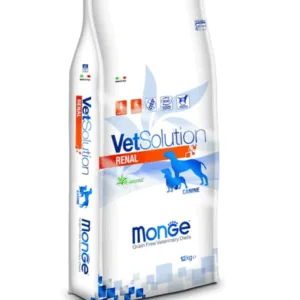 Comanda online MONGE Vet Solution Dog Renal hrana dietetica pentru caini pentru sustinerea functiei renale 12 kg