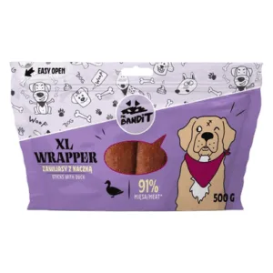 Comanda online MR. BANDIT Wrapper XL Fasii din rata pentru caini 500 g