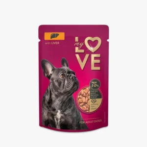 Comanda online My Love Hrana umeda caini cu ficat 24x100g