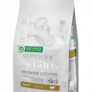 Comanda online NATURES PROTECTION Superior Care White Dogs SmallMini Grain Free