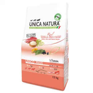 Comanda online Natura Unica hrana uscata pentru caini talie mare cu Miel