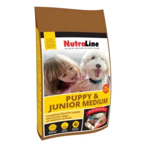 Comanda online Nutraline Caine Puppy & Junior Mediu