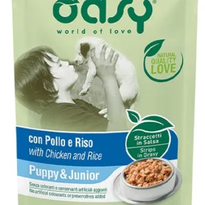 Comanda online OASY PUPPY & JUNIOR Plic hrană umedă pentru căţei