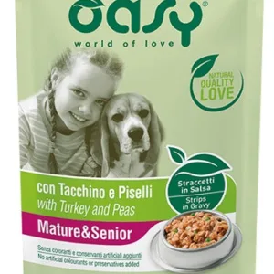 Comanda online OASY SENIOR Plic hrană umedă pentru câini