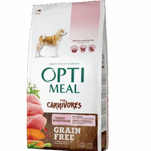 Comanda online Optimeal Grain Free Hrana uscata caini de toate rasele - Curcan si legume