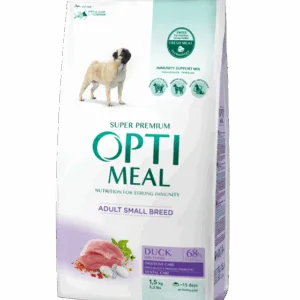 Comanda online Optimeal Hrana uscata caini de talie mica - cu Rata 1
