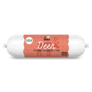 Comanda online PAKA ZWIERZAKA PEPE Meat Snack carnat de cerb pentru caini 200g