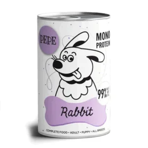 Comanda online PAKA ZWIERZAKA PEPE Rabbit hrana monoproteica 400g pentru caini
