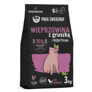 Comanda online PAKA ZWIERZAKA Seventh Heaven Hrana uscata caini talie mica si medie cu porc si para 3kg