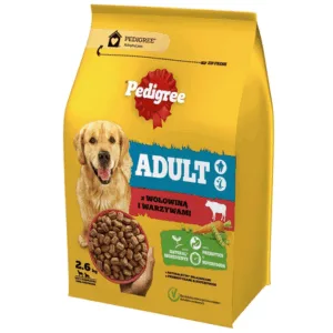 Comanda online PEDIGREE Adult 2.6 kg cu vita si legume pentru caini de talie mare si medie