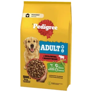 Comanda online PEDIGREE Adult 500 g hrana cu vita si legume pentru caini de talie mare si medie