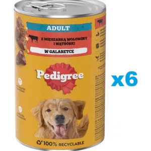 Comanda online PEDIGREE Adult 6x1200g conserve hrana umeda pentru caini