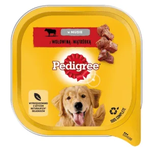 Comanda online PEDIGREE Adult Hrana umeda pentru caini cu carne de vita si ficat in mousse 300 g