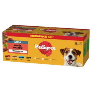Comanda online PEDIGREE Adult plicuri in aspic pentru caini 40x100g cu vita