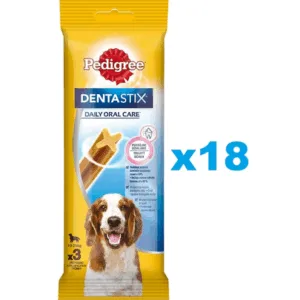 Comanda online PEDIGREE DentaStix recompense dentare caini talie medie 18x77g