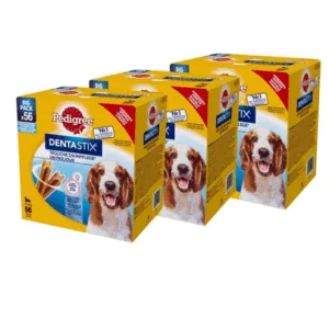 Comanda online PEDIGREE Dentastix recompene caini talie medie 24x180 g