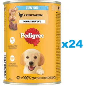 Comanda online PEDIGREE Junior 24x400g set conserve catei