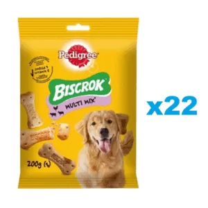 Comanda online PEDIGREE Multi Pachet biscuiti caine 22x200 g