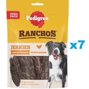 Comanda online PEDIGREE Ranchos Jerkies 7x180g fasii de carne pentru caini