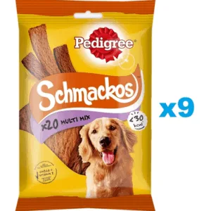 Comanda online PEDIGREE Schmackos Multi Mix 9x144g set recompense pentru caine