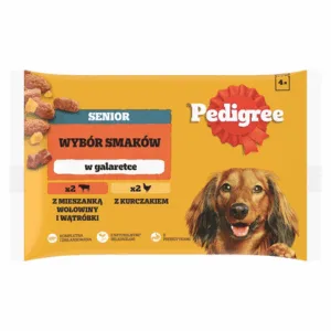 Comanda online PEDIGREE Senior plicuri caini senior 4x100 g in jeleu